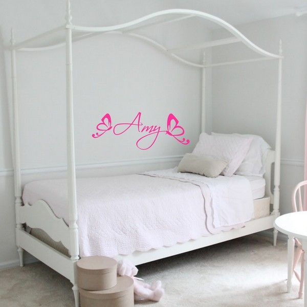 Example of wall stickers: Amy Papillons